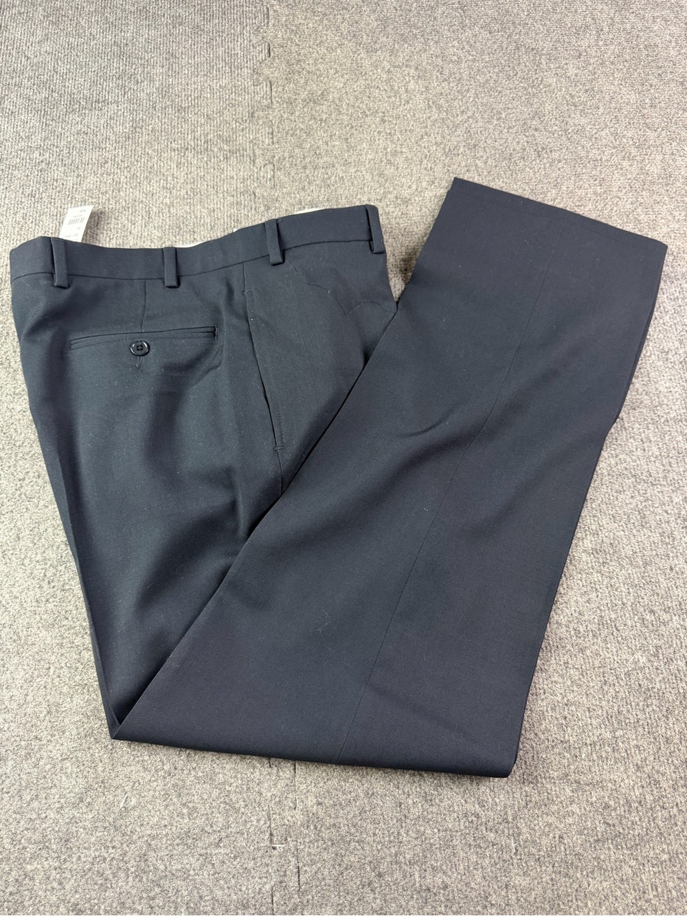 Brooks Brothers Madison Fit Mens 100% Wool Dress Pants Size 35x32 NWT Black
